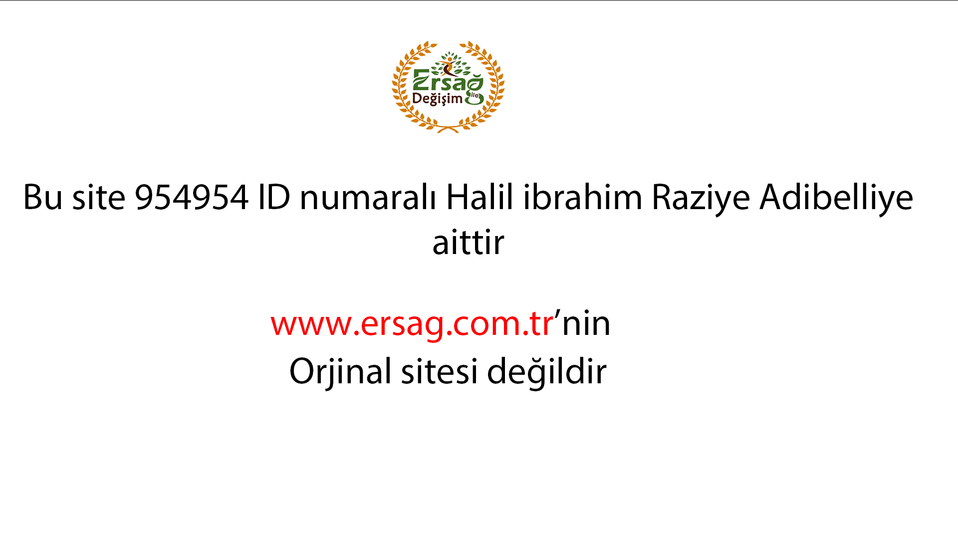 Ersağla Değişim